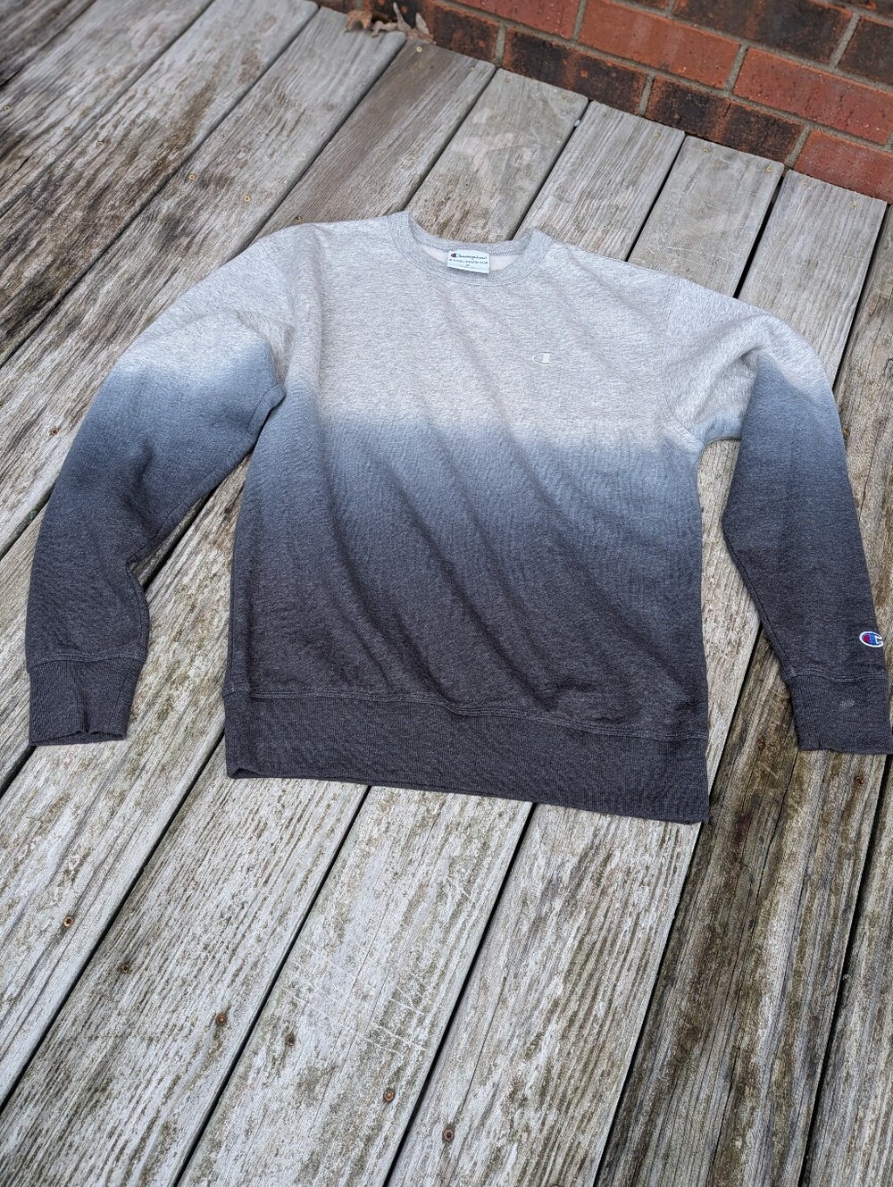 Champion Gray Authentic Athleticwear Men's Sweater - Gray